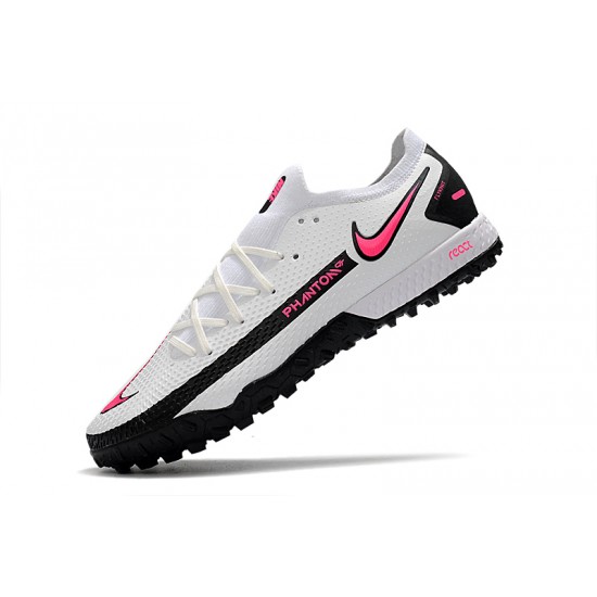 Nike Phantom GT Pro TF Soccer Cleats White And Pink