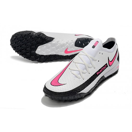 Nike Phantom GT Pro TF Soccer Cleats White And Pink