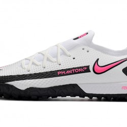 Nike Phantom GT Pro TF Soccer Cleats White And Pink