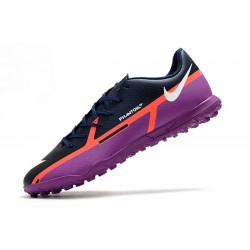 Nike Phantom GT2 Club TF Soccer Cleats Black And Purple