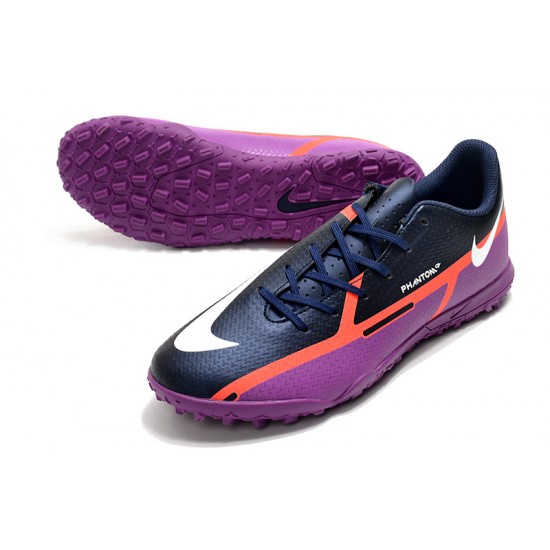 Nike Phantom GT2 Club TF Soccer Cleats Black And Purple