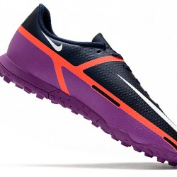 Nike Phantom GT2 Club TF Soccer Cleats Black And Purple