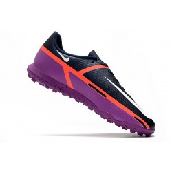 Nike Phantom GT2 Club TF Soccer Cleats Black And Purple