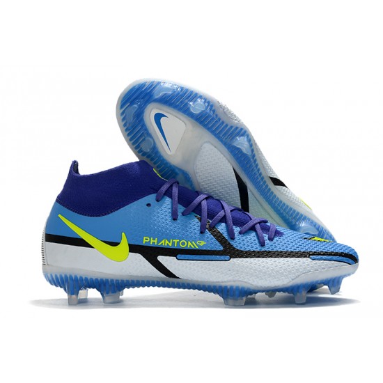 Nike Phantom GT2 Dynamic Fit Elite FG Soccer Cleats Blue High