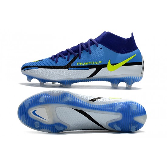 Nike Phantom GT2 Dynamic Fit Elite FG Soccer Cleats Blue High