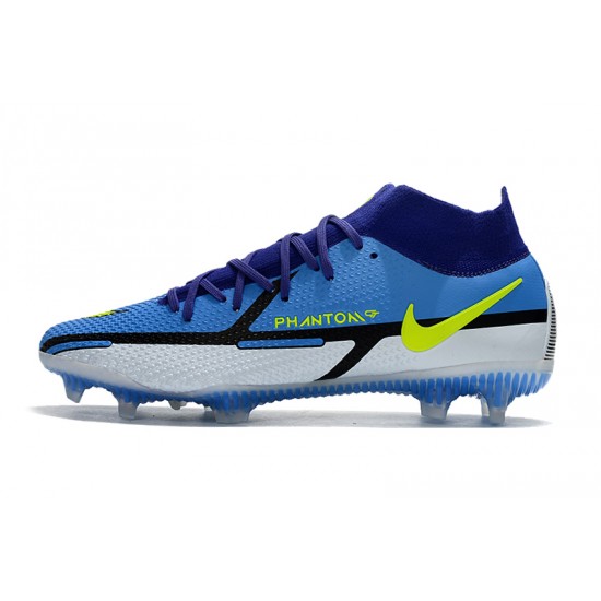 Nike Phantom GT2 Dynamic Fit Elite FG Soccer Cleats Blue High