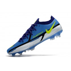 Nike Phantom GT2 Dynamic Fit Elite FG Soccer Cleats Blue Low