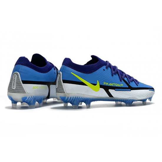 Nike Phantom GT2 Dynamic Fit Elite FG Soccer Cleats Blue Low