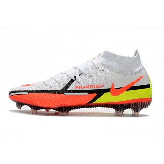 Nike Phantom GT2 Elite DF FG Soccer Cleats White High