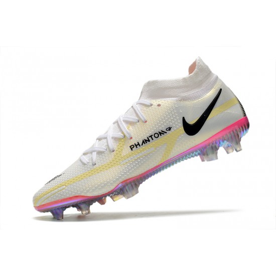 Nike Phantom GT2 Elite DF FG Soccer Cleats White High