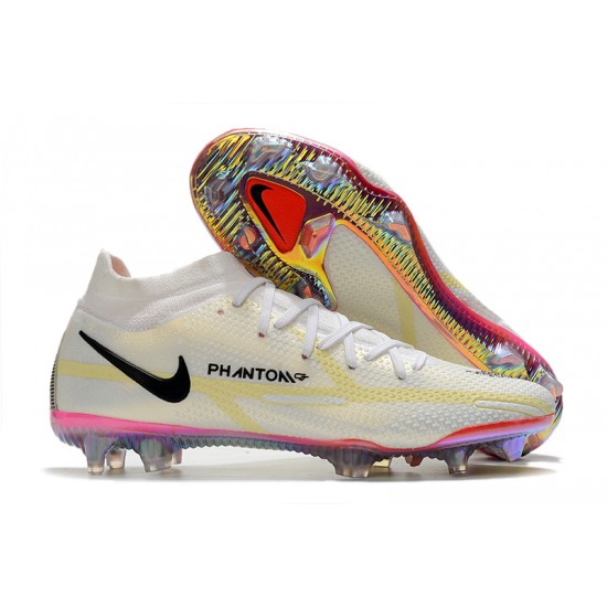 Nike Phantom GT2 Elite DF FG Soccer Cleats White High