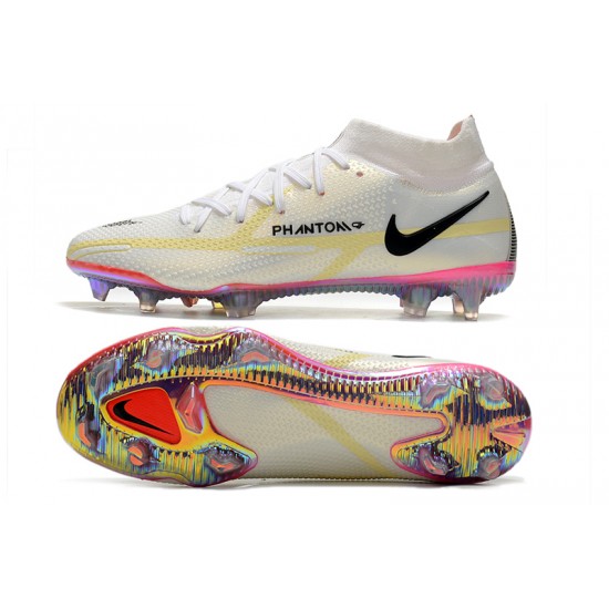 Nike Phantom GT2 Elite DF FG Soccer Cleats White High