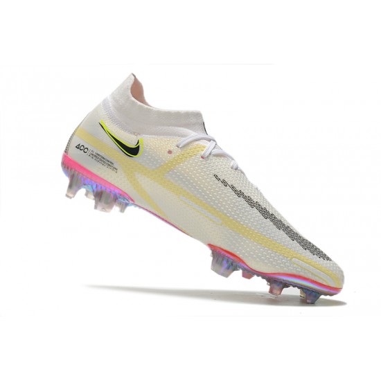 Nike Phantom GT2 Elite DF FG Soccer Cleats White High