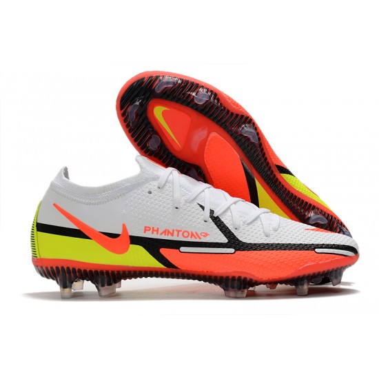 Nike Phantom GT2 Elite FG Soccer Cleats White Low