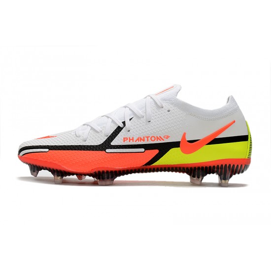 Nike Phantom GT2 Elite FG Soccer Cleats White Low