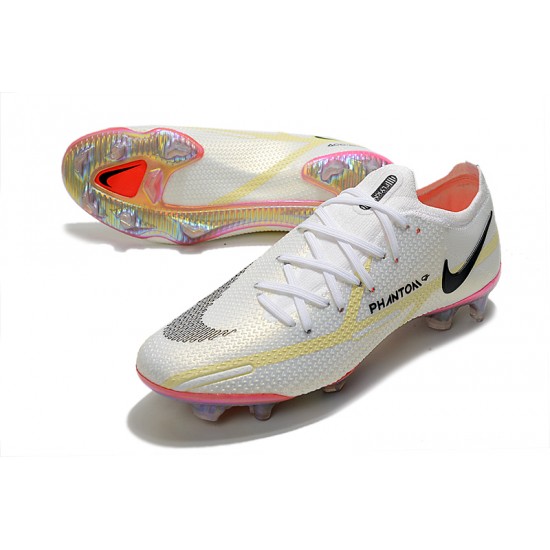 Nike Phantom GT2 Elite FG Soccer Cleats White Low