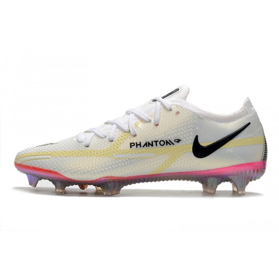 Nike Phantom GT2 Elite FG Soccer Cleats White Low