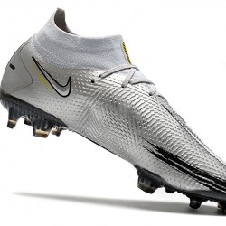 Nike Phantom Scorpion Elite Dynamic Fit FG Soccer Cleats White And Black