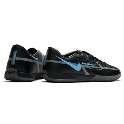 Nike React Phantom GT2 Pro IC Soccer Cleats Black And Black Blue