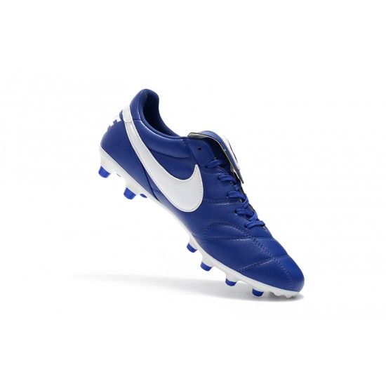 Nike Premier 2.0 FG Soccer Cleats Black And Blue