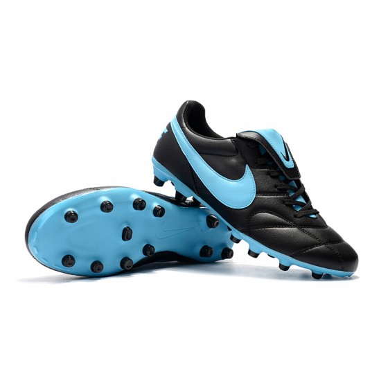 Nike Premier 2.0 FG Soccer Cleats Black Blue