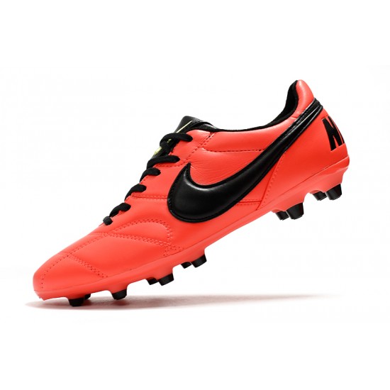 Nike Premier 2.0 FG Soccer Cleats Black Orange