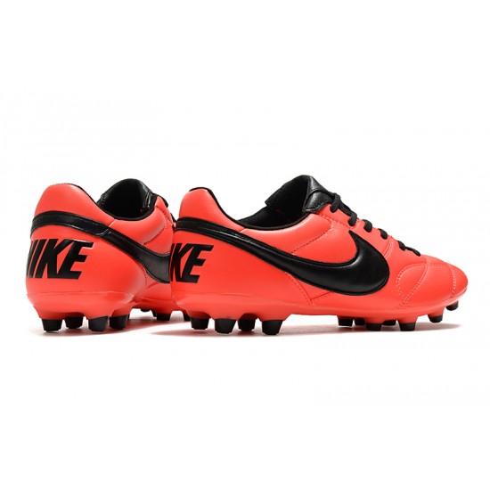 Nike Premier 2.0 FG Soccer Cleats Black Orange