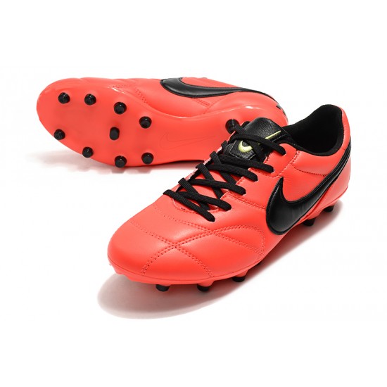 Nike Premier 2.0 FG Soccer Cleats Black Orange