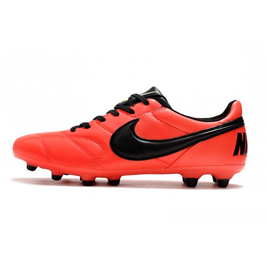 Nike Premier 2.0 FG Soccer Cleats Black Orange