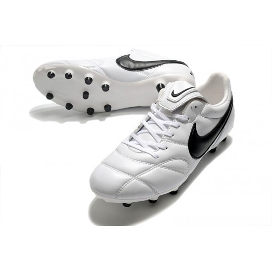 Nike Premier 2.0 FG Soccer Cleats Black White