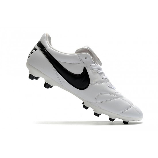 Nike Premier 2.0 FG Soccer Cleats Black White