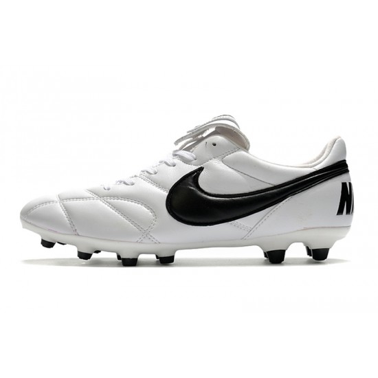 Nike Premier 2.0 FG Soccer Cleats Black White