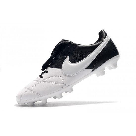 Nike Premier 2.0 FG Soccer Cleats Black White