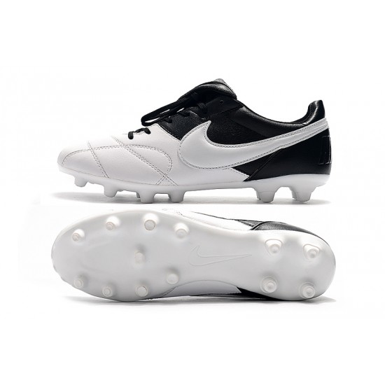 Nike Premier 2.0 FG Soccer Cleats Black White