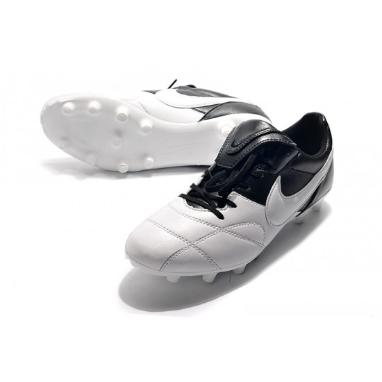 Nike Premier 2.0 FG Soccer Cleats Black White