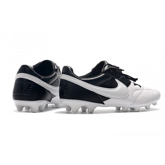 Nike Premier 2.0 FG Soccer Cleats Black White