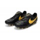 Nike Premier 2.0 FG Soccer Cleats Black Yellow