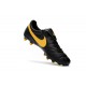 Nike Premier 2.0 FG Soccer Cleats Black Yellow