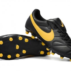 Nike Premier 2.0 FG Soccer Cleats Black Yellow