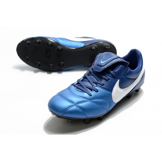 Nike Premier 2.0 FG Soccer Cleats Blue White