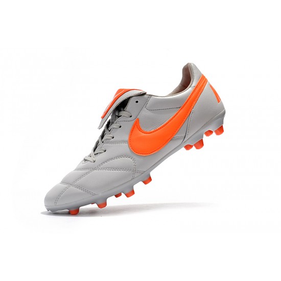 Nike Premier 2.0 FG Soccer Cleats Orange Gray