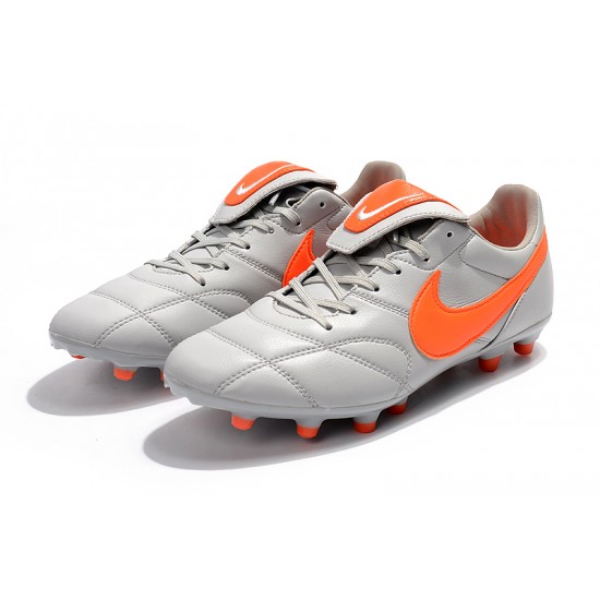 Nike Premier 2.0 FG Soccer Cleats Orange Gray