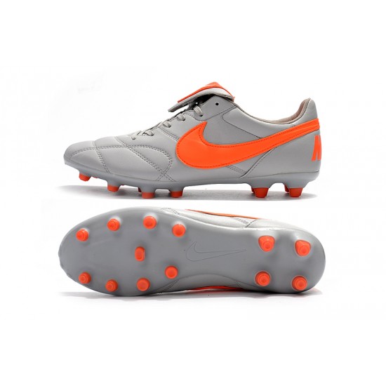 Nike Premier 2.0 FG Soccer Cleats Orange Gray