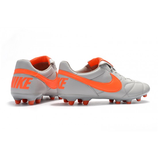 Nike Premier 2.0 FG Soccer Cleats Orange Gray