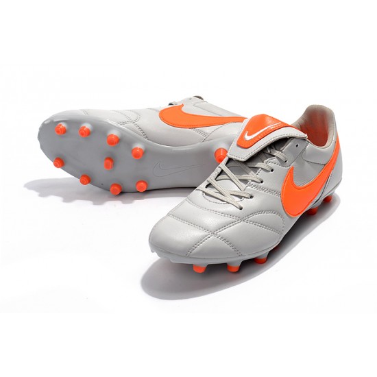 Nike Premier 2.0 FG Soccer Cleats Orange Gray