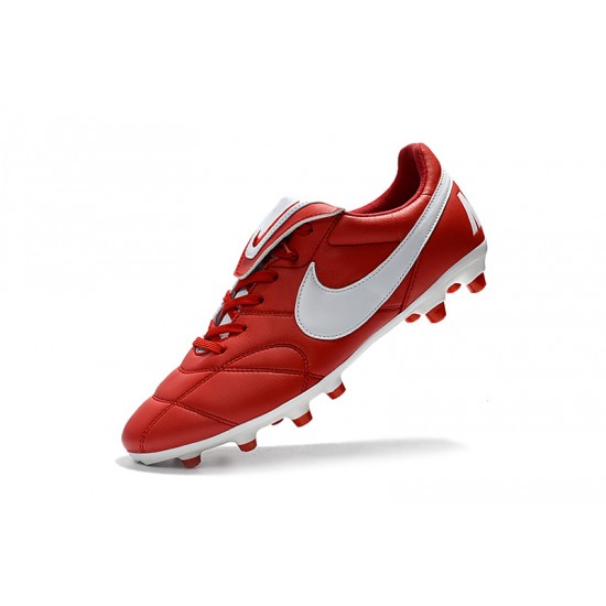 Nike Premier 2.0 FG Soccer Cleats Red White