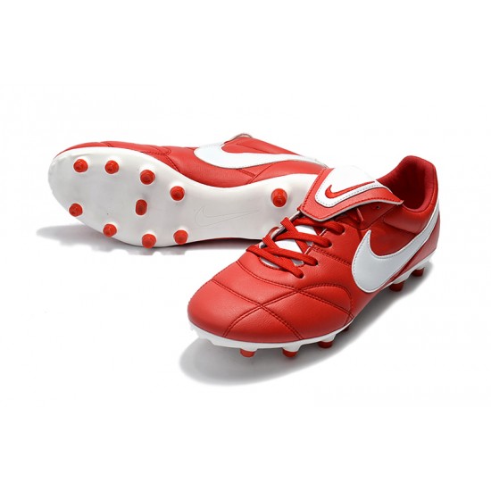 Nike Premier 2.0 FG Soccer Cleats Red White