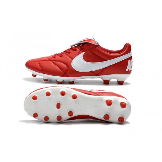 Nike Premier 2.0 FG Soccer Cleats Red White