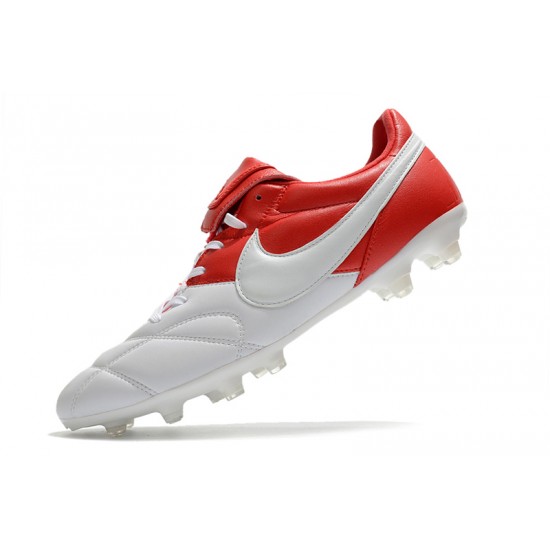 Nike Premier 2.0 FG Soccer Cleats Red White