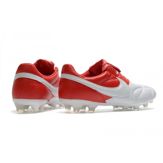 Nike Premier 2.0 FG Soccer Cleats Red White